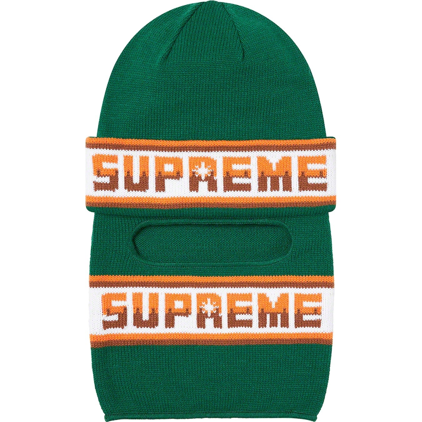 Double Logo Facemask Beanie view 4